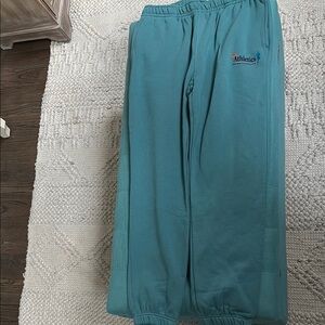 Athletics Teal Sweatpants-size L-new